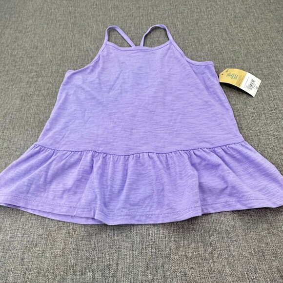 NEW! Thereabouts Kids‎ Girls Cute Tank Top Lily M10/12 Pleated Polyester MSRP$22 - Picture 2 of 8